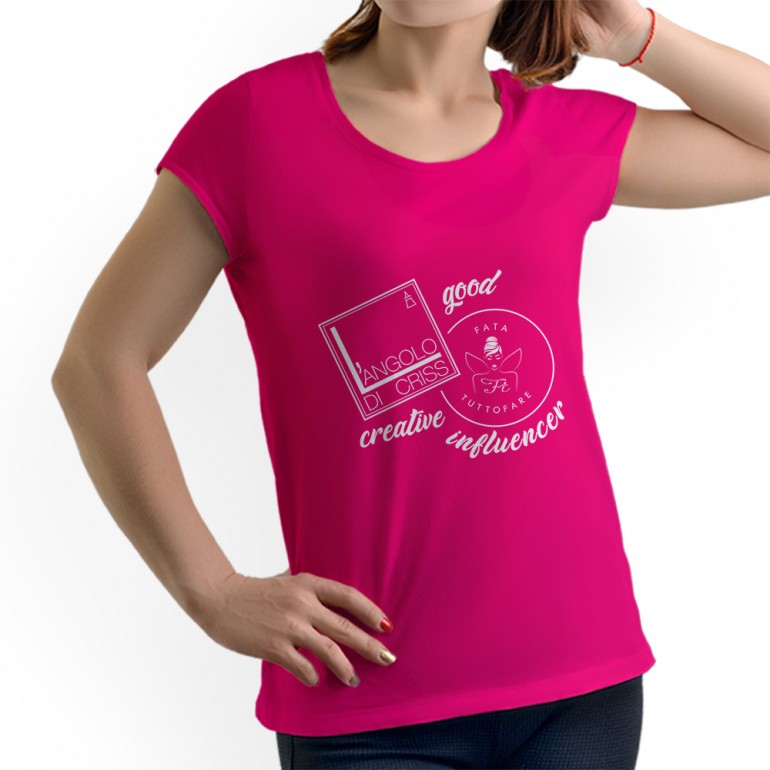 T-shirt Creative Fuxia. Taglia M Regular