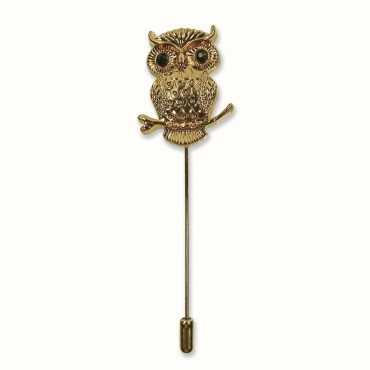 Brooch-001 owl 1pc