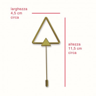 Spilla triangolo 1pz