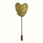 Spilla-014 cuore buccerellato 1pz