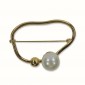 Broche Ovale Perles pour Cardigan | Tessiland
