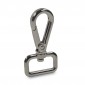 Lk-4233-Snap hook - drop - Silver - 1 pc