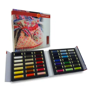Caja de hilo de coser Gütermann 42 colores | Tessiland