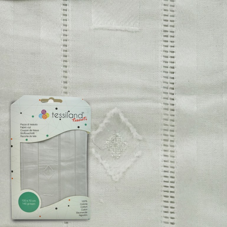 Tejido Tessiland® Burano blanco