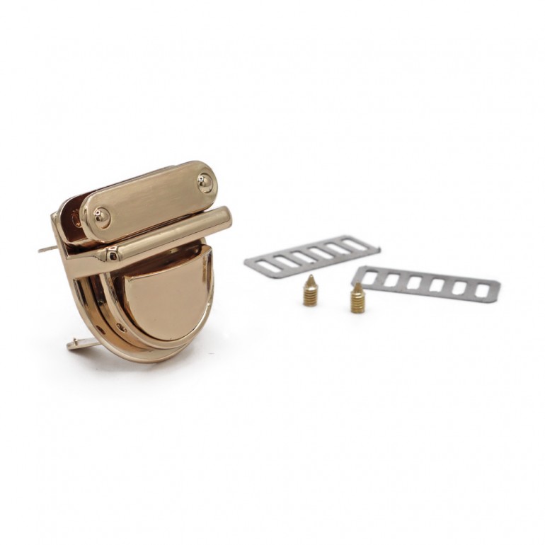 Blenda Gold Button Closure