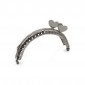 Fermeture clic clac Heart Side 8,5 cm | Tessiland