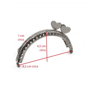 Clic clac Side cm 8,5x7 Argent