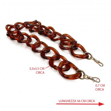 Bag handle - Resin - Leeds Amber