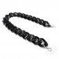 Preston Black Resin Handle for Bags | Tessiland