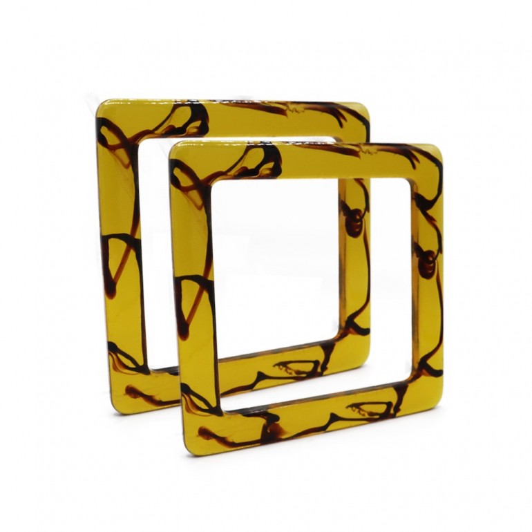 Manici Idenor in resina effetto marmorizzato per borse