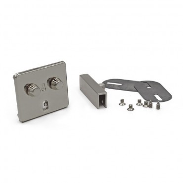 Button Closure Gracen Silver