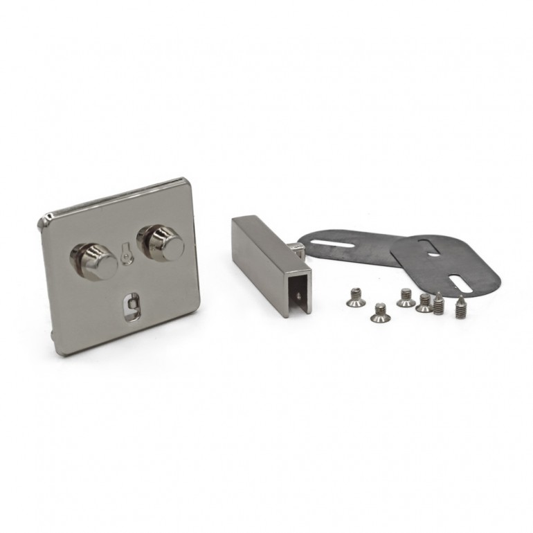 Button Closure Gracen Silver