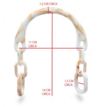 Manico Resina Muara Marmo