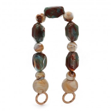 Resin Handle Sphere Turquoise