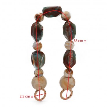 Asa de Resina Esfera Turquesa