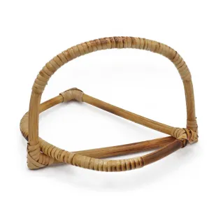 Asas Nara de madera y mimbre para bolsas | Tessiland