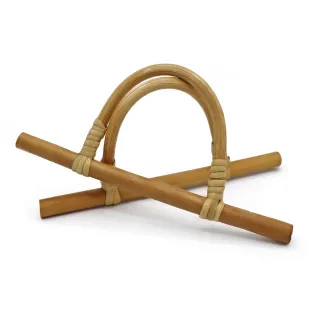 Asas Sakai de madera y junco para bolsos | Tessiland