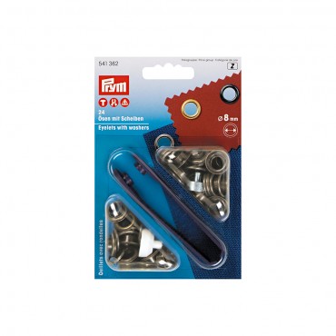 Occhielli a vela in acciaio inox con attrezzo per applicazione Bronzo