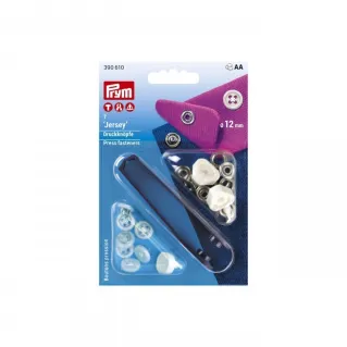 Automatic Snap Buttons White