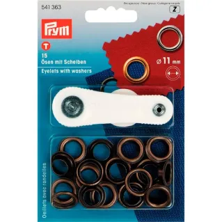 Ojetes de vela de acero inoxidable con herramienta de aplicación Bronzo