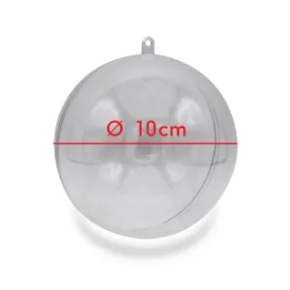 Transparent Plastic Ball with Openable Hanger Trasparente