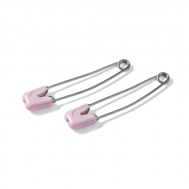 Spille neonato rosa 55mm conf. pz 4 086102