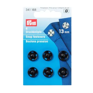 Prym Clips Snap Fasteners Black