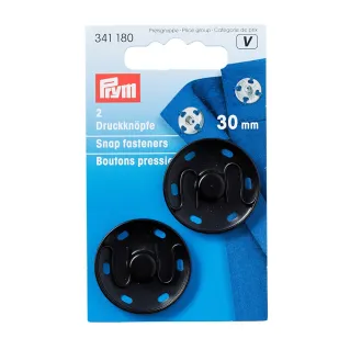 Boutons automatiques à pression Prym Clips Noir