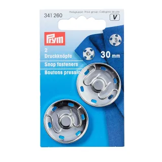 Prym Clips Snap Fasteners Nikel