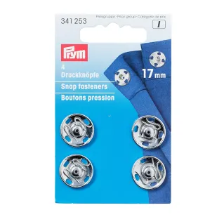 Prym Clips Snap Fasteners Nikel