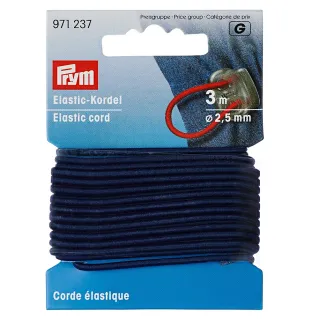 Cordon élastique doux pour bijoux et couture créative 3m Bleu