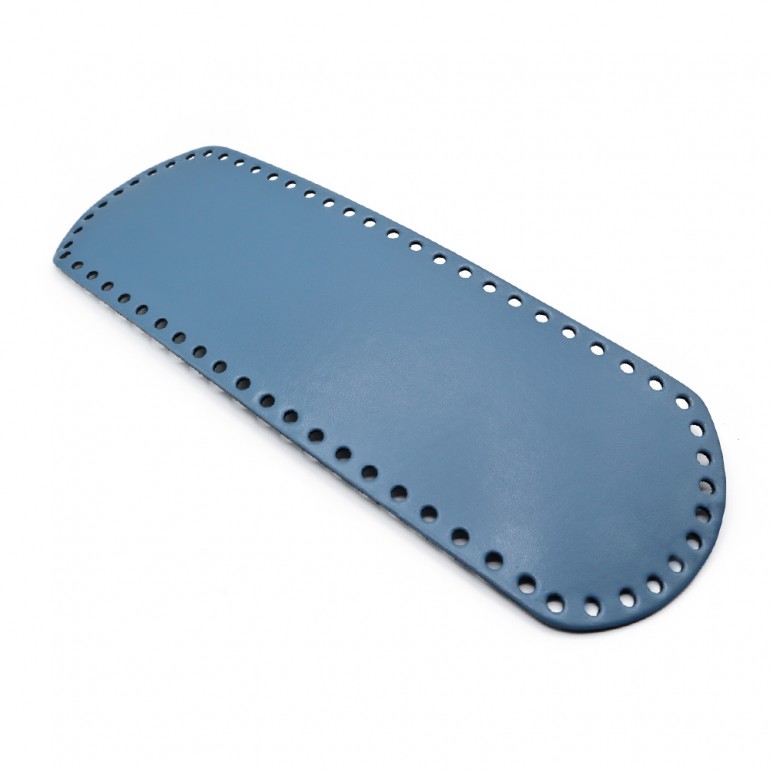 Bag Bottom for Crochet Bags Eco Leather 36x12 Avio | Tessiland