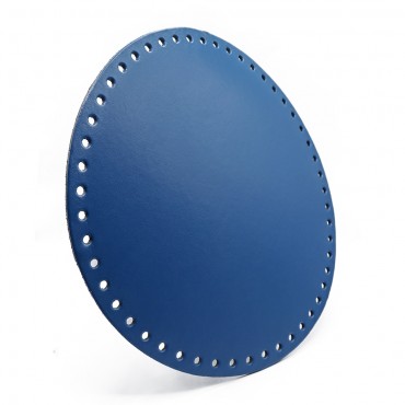 Fondo rotondo cm 23 per borse a uncinetto in ecopelle Bluette | Tessiland