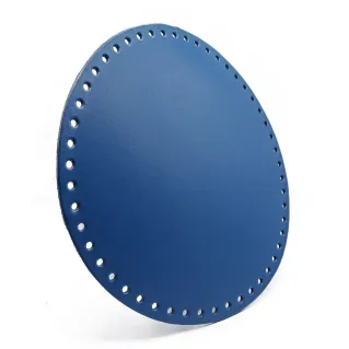 Fondo de bolsa circular de 23 cm en ecopiel fabricado en Italia Bluette