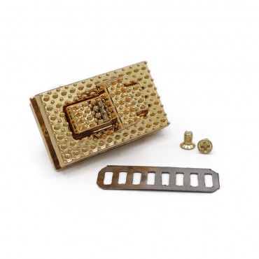 Chiusura a girello Thorn 40x22mm per borse Oro