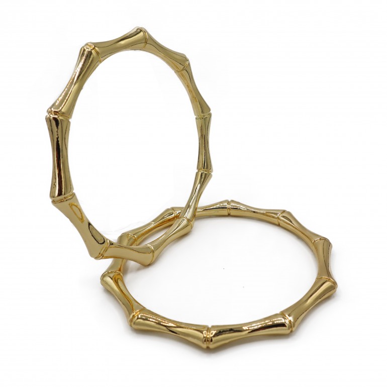 Metal Handle Bracelet Deca Gold