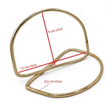 Manici Metallo Arco Oro