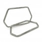 Hexagonal Metal Handles for Bags | Tessiland