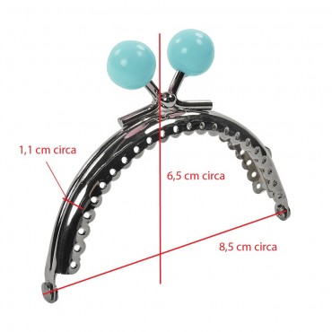 Clic Clac Ball cm 8,5x7 Tiffany