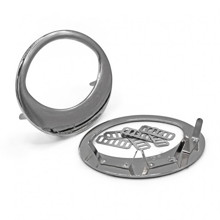 Manico Metallo Ovale con alette Argento