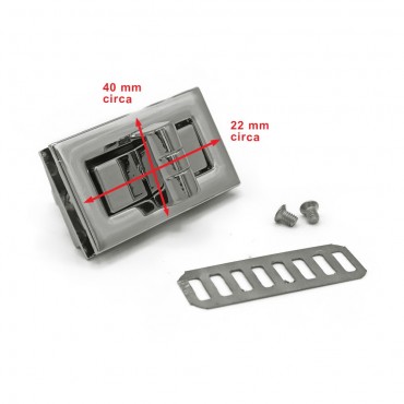 Chiusura a Girello Clean 40x22 Argento