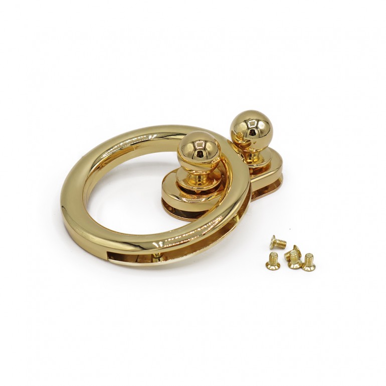 Button Closure Circle diameter 65 Gold