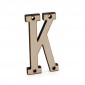 Lettera in legno Collage K