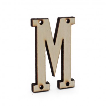 Lettera in legno Collage M