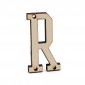 Lettera in legno Collage R