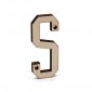 Lettera in legno Collage S