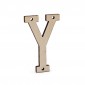Lettera in legno Collage Y