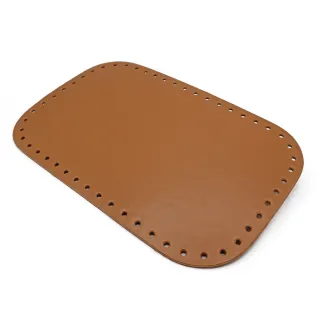 Fond de sac rectangulaire 28X18 en simili cuir fabriqué en Italie Cuoio