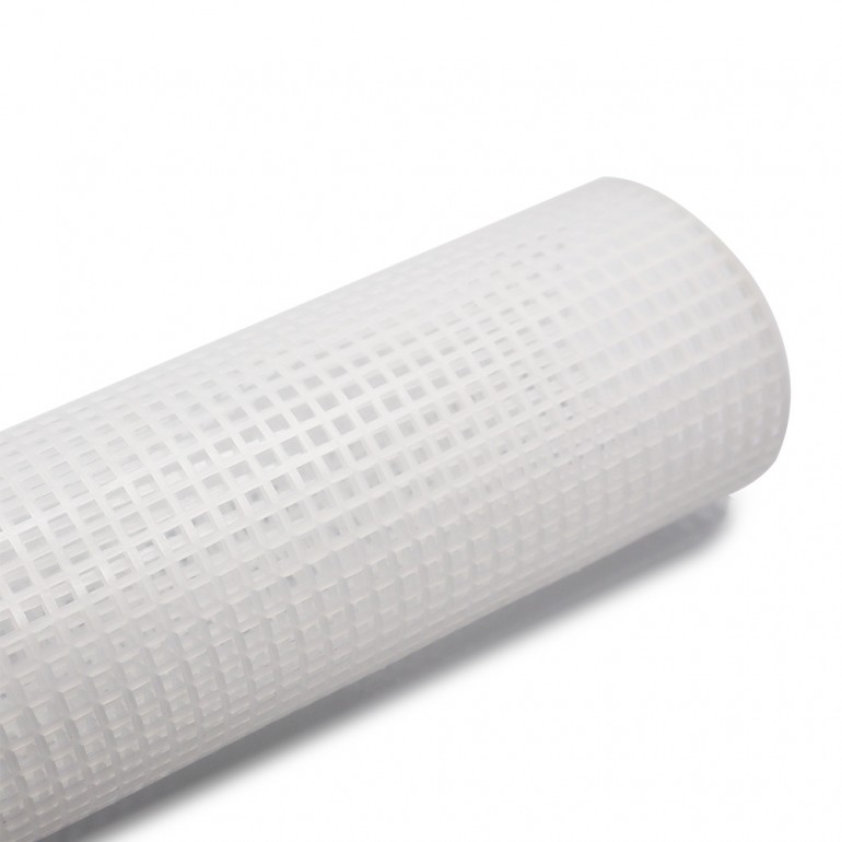 White Canvas Mesh 60x42 cm for DIY projects | Tessiland