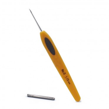 Uncinetto ergonomico Soft Touch Clover con impugnatura piatta 